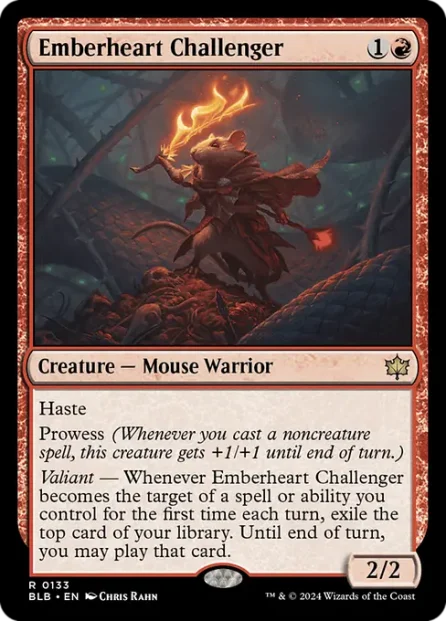 Emberheart Challenger, Bloomburrow — Magic: The Gathering card