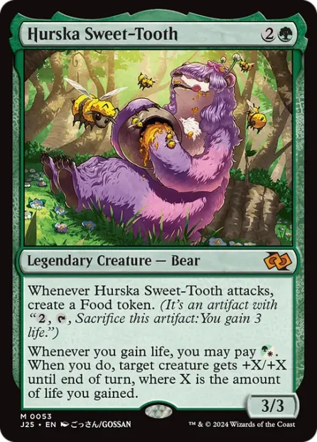 Hurska Sweet-Tooth, Foundations Jumpstart — Magic: The Gathering card