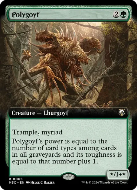 Polygoyf, Modern Horizons 3 Commander — Magic: The Gathering card
