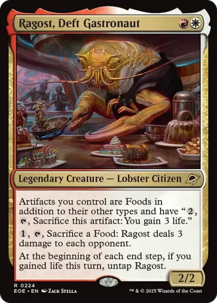 Ragost, Deft Gastronaut, Edge of Eternities — Magic: The Gathering card