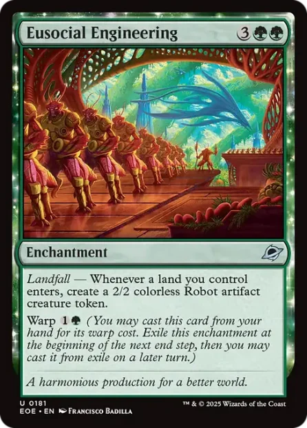 Eusocial Engineering, Edge of Eternities — Magic: The Gathering card