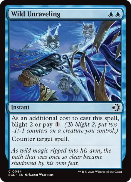 Wild Unraveling, Lorwyn Eclipsed — Magic: The Gathering card