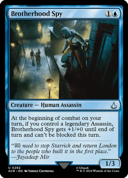 Brotherhood Spy, Assassin's Creed — Magic: The Gathering card