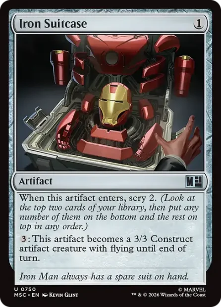 Iron Suitcase, Marvel Super Heroes Commander — Magic: The Gathering card
