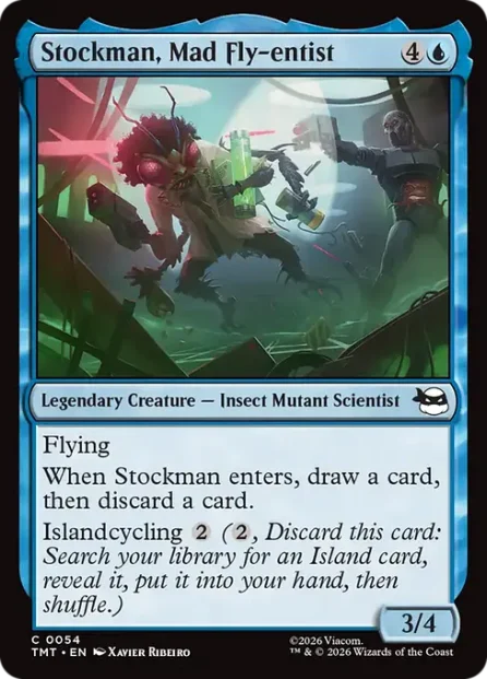 Stockman, Mad Fly-entist, Teenage Mutant Ninja Turtles — Magic: The Gathering card