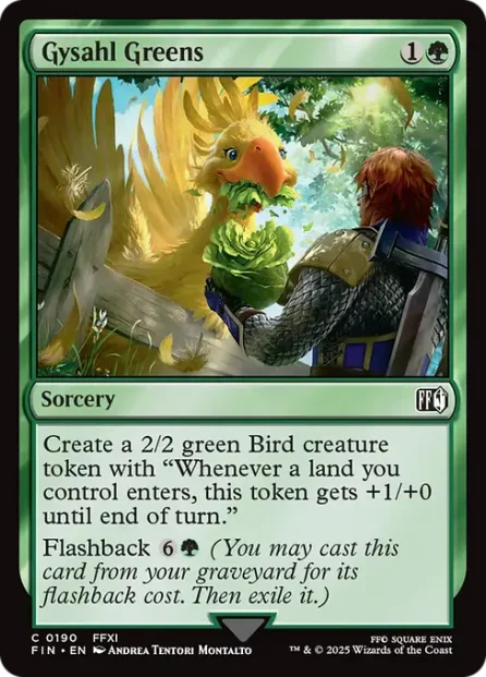 Gysahl Greens, Final Fantasy — Magic: The Gathering card