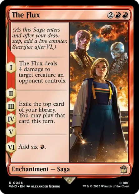 The Flux, Doctor Who — Magic: The Gathering card