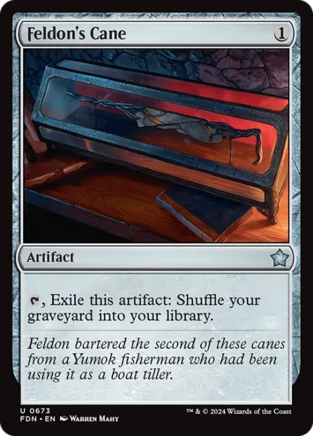 Feldon's Cane, Foundations — Magic: The Gathering card