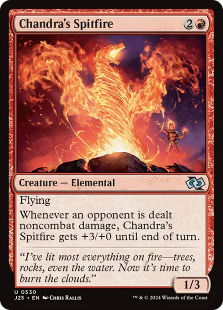 Chandra's Spitfire, Foundations Jumpstart — Magic: The Gathering card