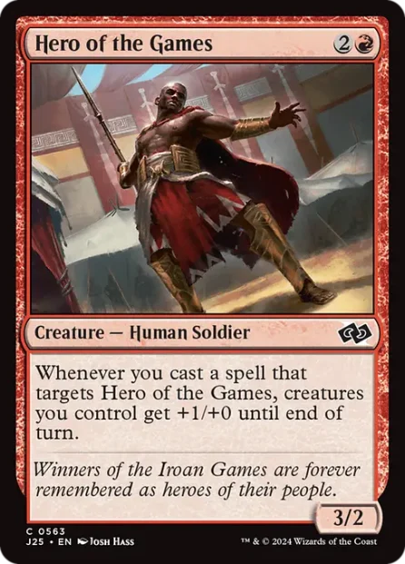 Hero of the Games, Foundations Jumpstart — Magic: The Gathering card