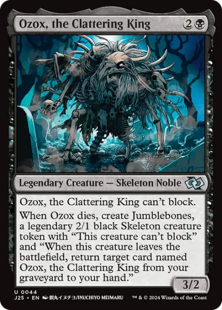 Ozox, the Clattering King, Foundations Jumpstart — Magic: The Gathering card