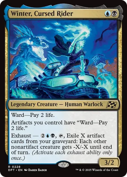 Winter, Cursed Rider, Aetherdrift — Magic: The Gathering card