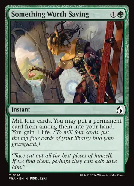 Something Worth Saving, Reality Fracture — Magic: The Gathering card