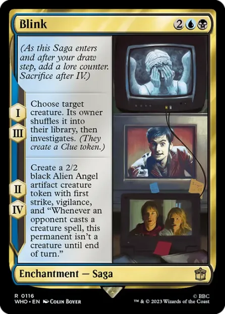 Blink, Doctor Who — Magic: The Gathering card