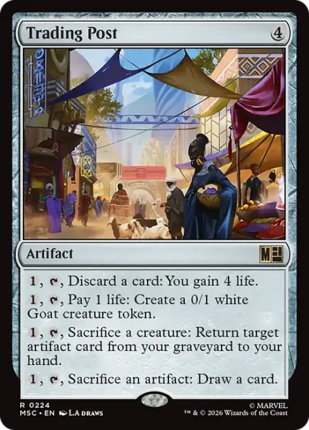 Trading Post, Marvel Super Heroes Commander — Magic: The Gathering card
