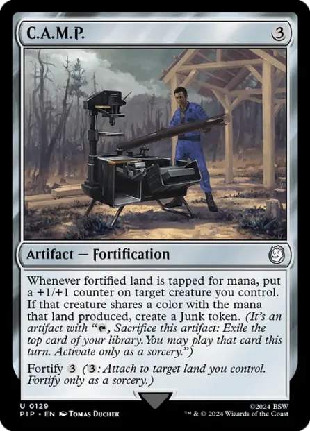C.A.M.P., Fallout — Magic: The Gathering card