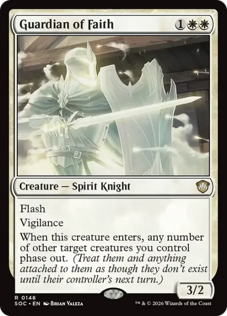 Guardian of Faith, Secrets of Strixhaven Commander — Magic: The Gathering card