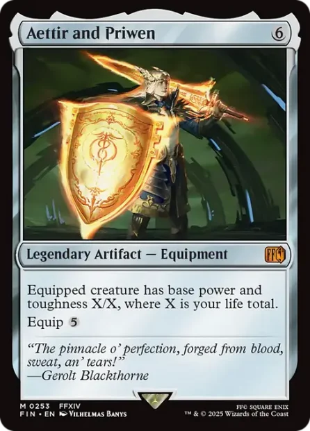 Aettir and Priwen, Final Fantasy — Magic: The Gathering card