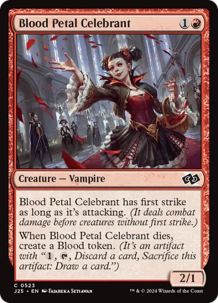Blood Petal Celebrant, Foundations Jumpstart — Magic: The Gathering card