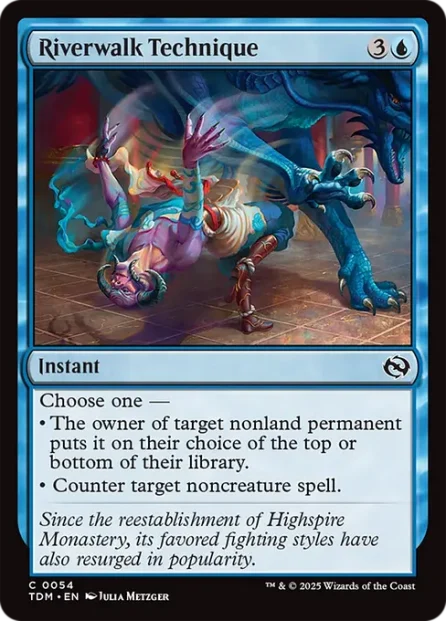 Riverwalk Technique, Tarkir: Dragonstorm — Magic: The Gathering card