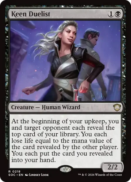 Keen Duelist, Secrets of Strixhaven Commander — Magic: The Gathering card