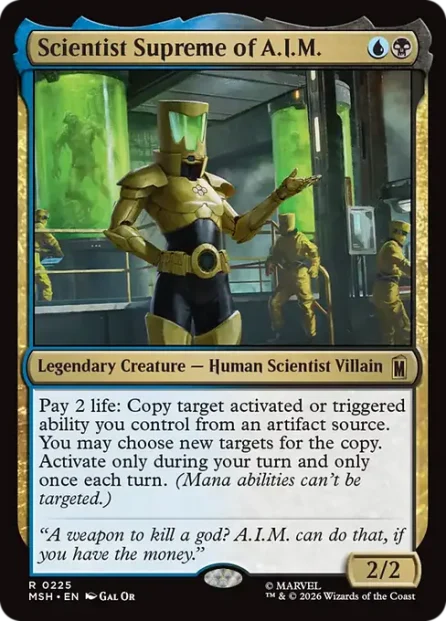 Scientist Supreme of A.I.M., Marvel Super Heroes — Magic: The Gathering card