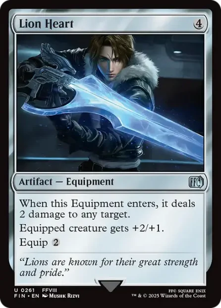 Lion Heart, Final Fantasy — Magic: The Gathering card