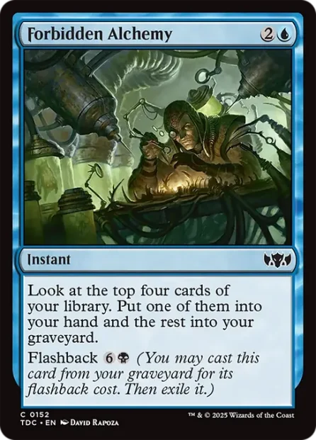 Forbidden Alchemy, Tarkir: Dragonstorm Commander — Magic: The Gathering card
