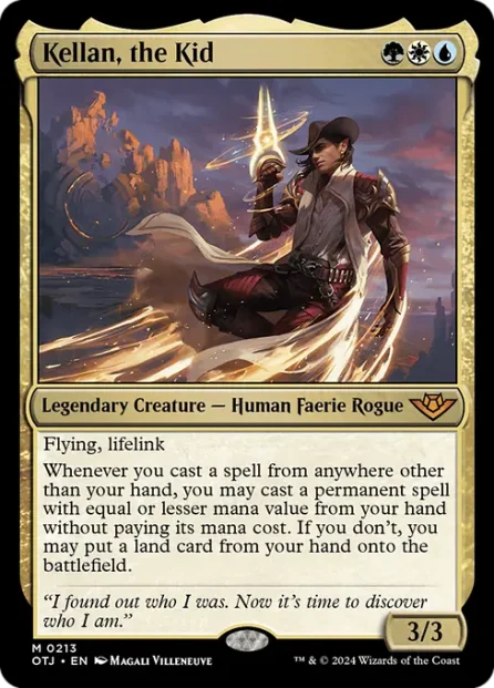 Kellan, the Kid, Outlaws of Thunder Junction — Magic: The Gathering card