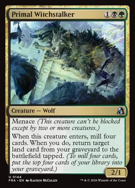 Primal Witchstalker, Reality Fracture — Magic: The Gathering card