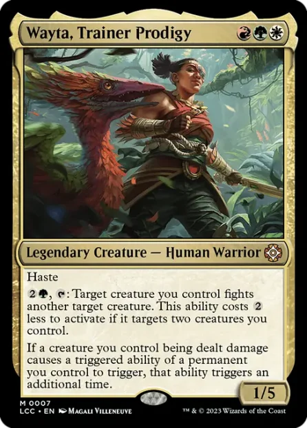 Wayta, Trainer Prodigy, The Lost Caverns of Ixalan Commander — Magic: The Gathering card