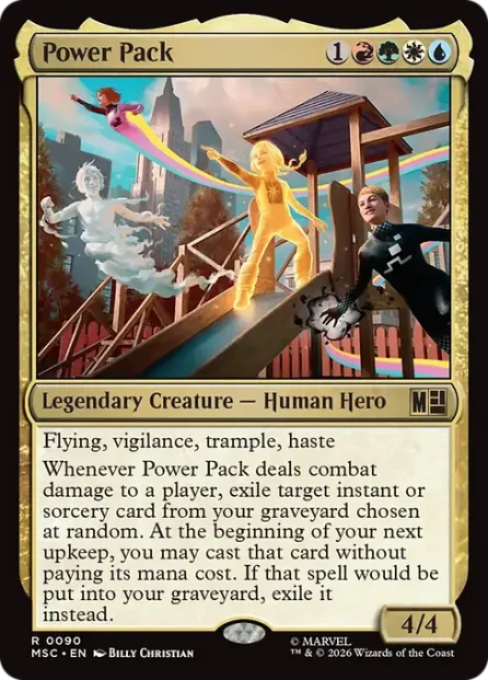 Power Pack, Marvel Super Heroes Commander — Magic: The Gathering card