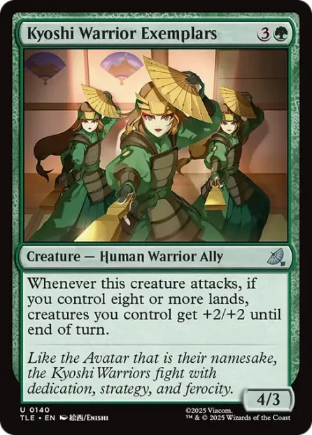 Kyoshi Warrior Exemplars, Avatar: The Last Airbender Eternal — Magic: The Gathering card