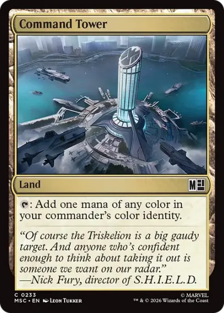 Command Tower, Marvel Super Heroes Commander — Magic: The Gathering card