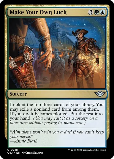 Make Your Own Luck, Outlaws of Thunder Junction — Magic: The Gathering card