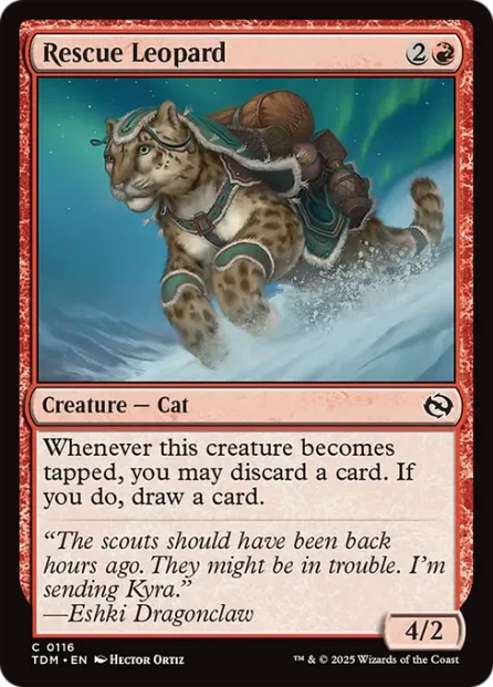 Rescue Leopard, Tarkir: Dragonstorm — Magic: The Gathering card