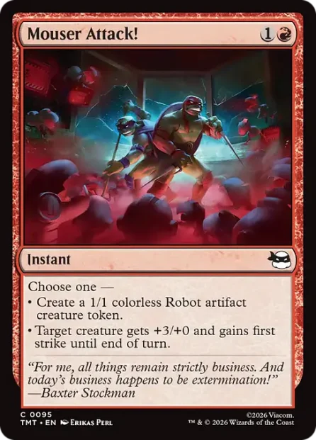 Mouser Attack!, Teenage Mutant Ninja Turtles — Magic: The Gathering card