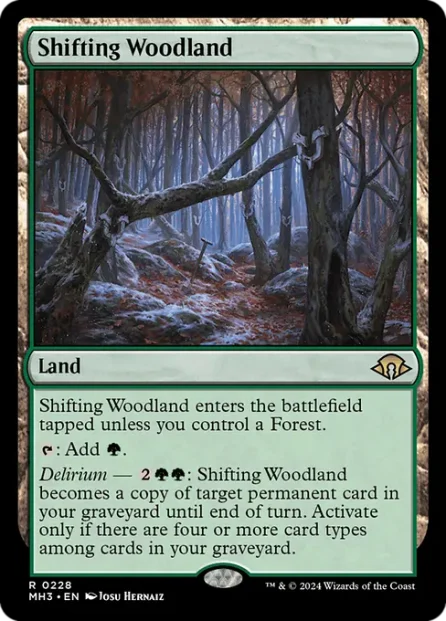 Shifting Woodland, Modern Horizons 3 — Magic: The Gathering card