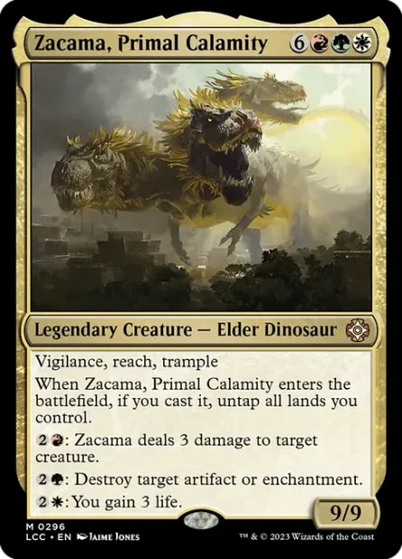 Zacama, Primal Calamity, The Lost Caverns of Ixalan Commander — Magic: The Gathering card