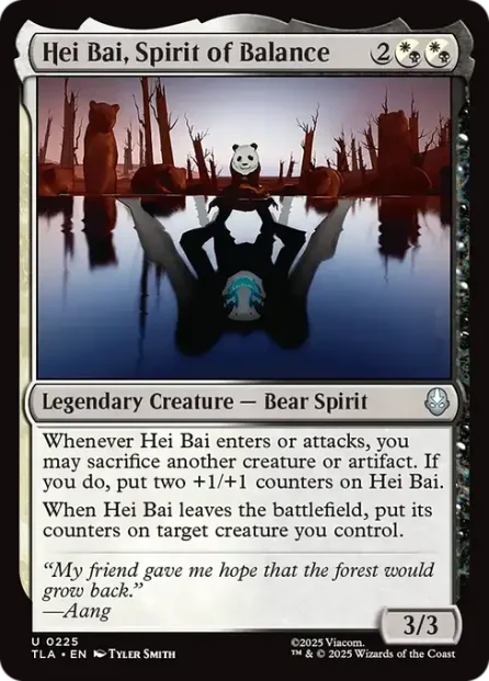 Hei Bai, Spirit of Balance, Avatar: The Last Airbender — Magic: The Gathering card