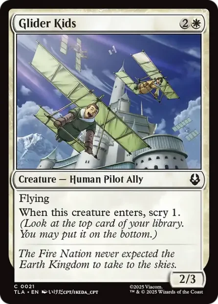 Glider Kids, Avatar: The Last Airbender — Magic: The Gathering card
