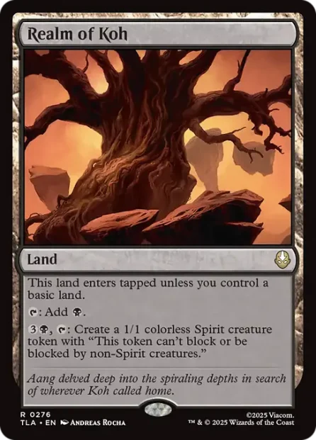 Realm of Koh, Avatar: The Last Airbender — Magic: The Gathering card