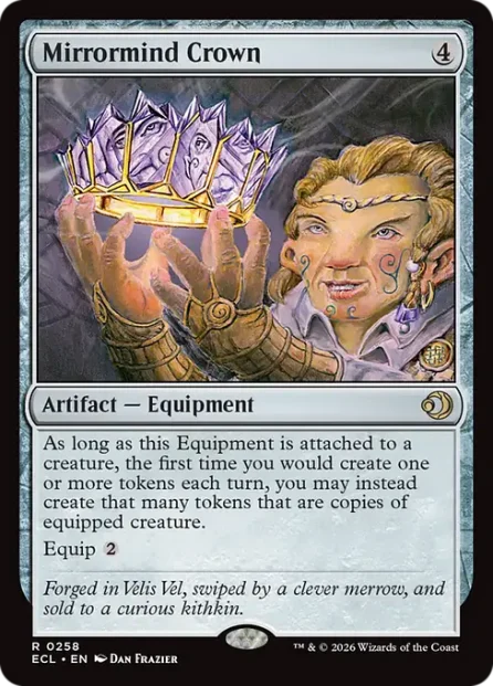 Mirrormind Crown, Lorwyn Eclipsed — Magic: The Gathering card