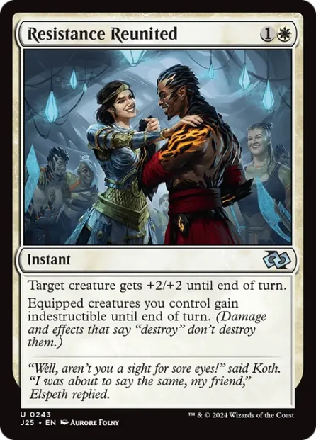 Resistance Reunited, Foundations Jumpstart — Magic: The Gathering card