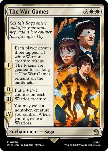 The War Games, Doctor Who — Magic: The Gathering card