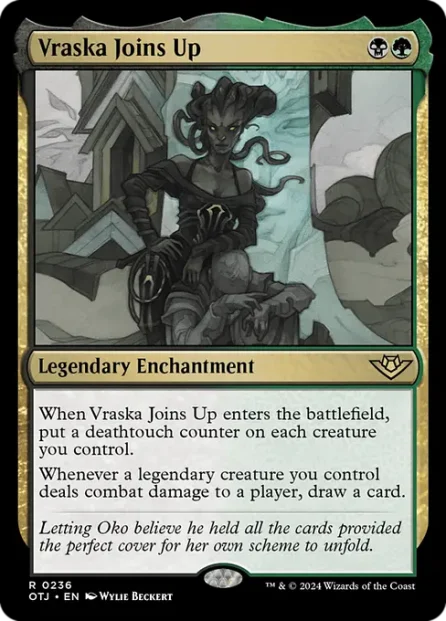 Vraska Joins Up, Outlaws of Thunder Junction — Magic: The Gathering card