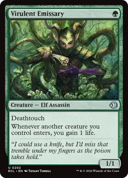 Virulent Emissary, Lorwyn Eclipsed — Magic: The Gathering card