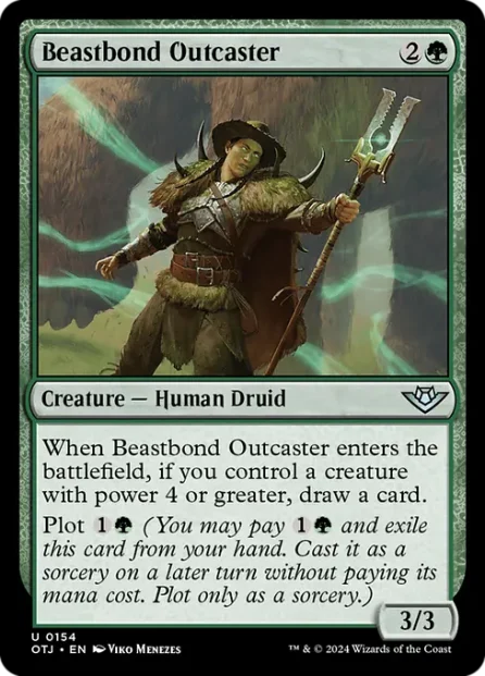 Beastbond Outcaster, Outlaws of Thunder Junction — Magic: The Gathering card