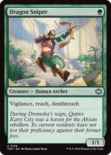 Dragon Sniper, Tarkir: Dragonstorm — Magic: The Gathering card
