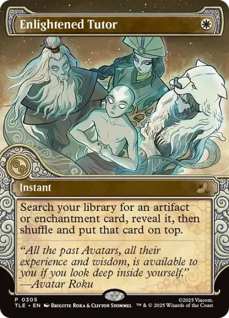 Enlightened Tutor, Avatar: The Last Airbender Eternal — Magic: The Gathering card